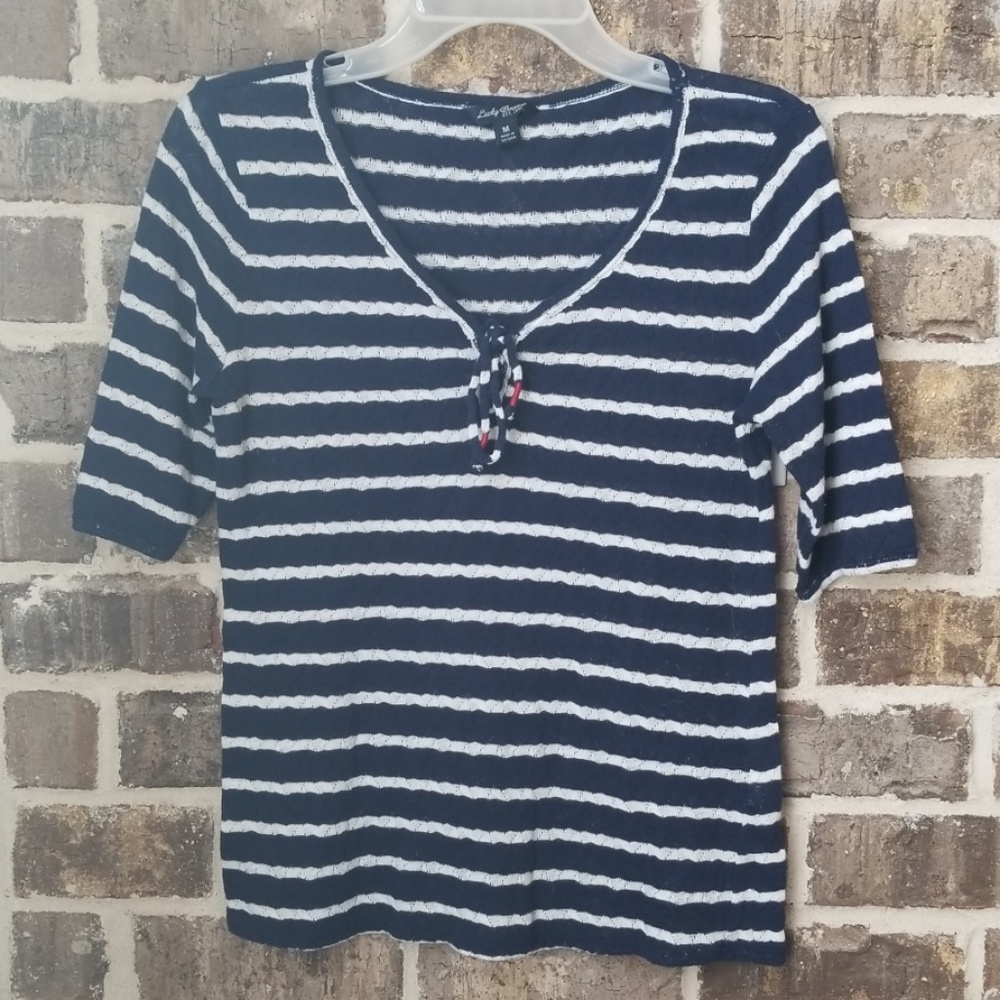 🎪❤Lucky Brand Striped Top